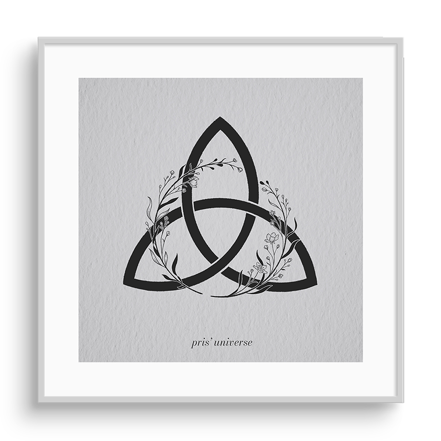 Pris' universe irish trinity knot artwork